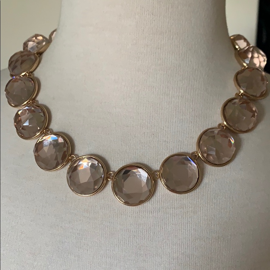 Bloomingdales Aqua Statement Necklace 31$